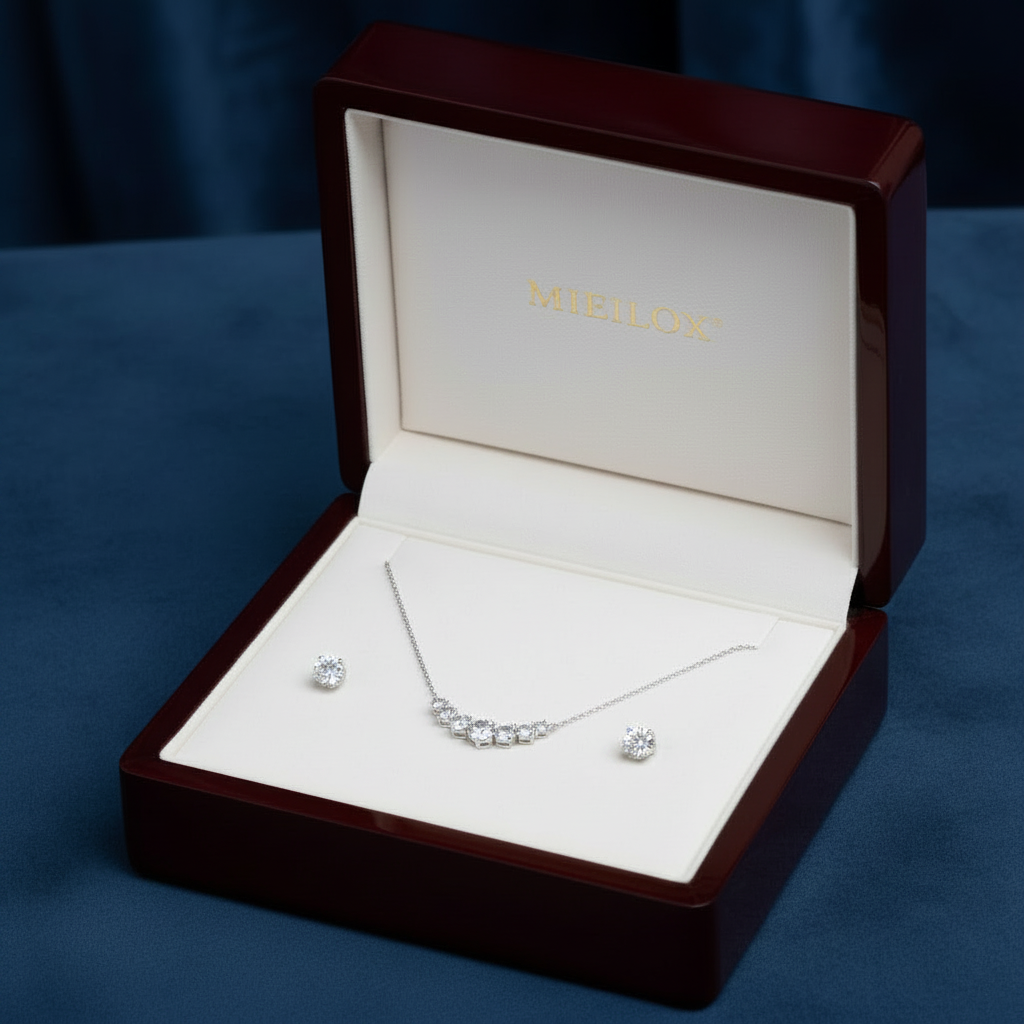 Collier Éclat Scintillant – Argent Blanc