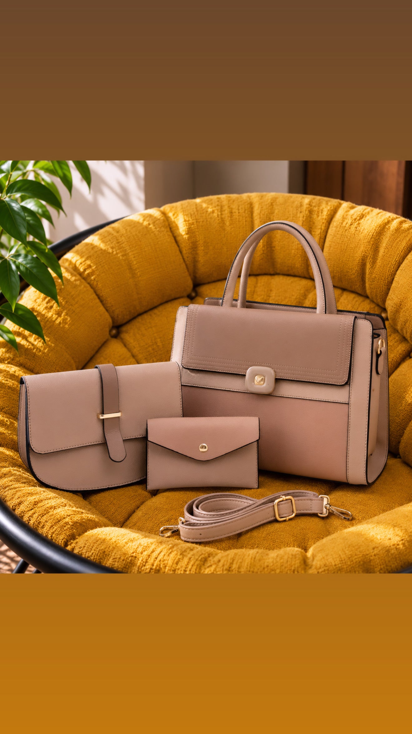 Sac 3 en 1 Élégance Chic 🤎