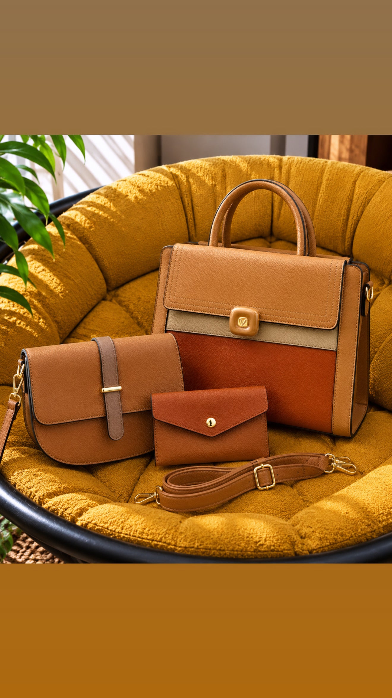 Sac 3 en 1 Élégance Chic 🤎